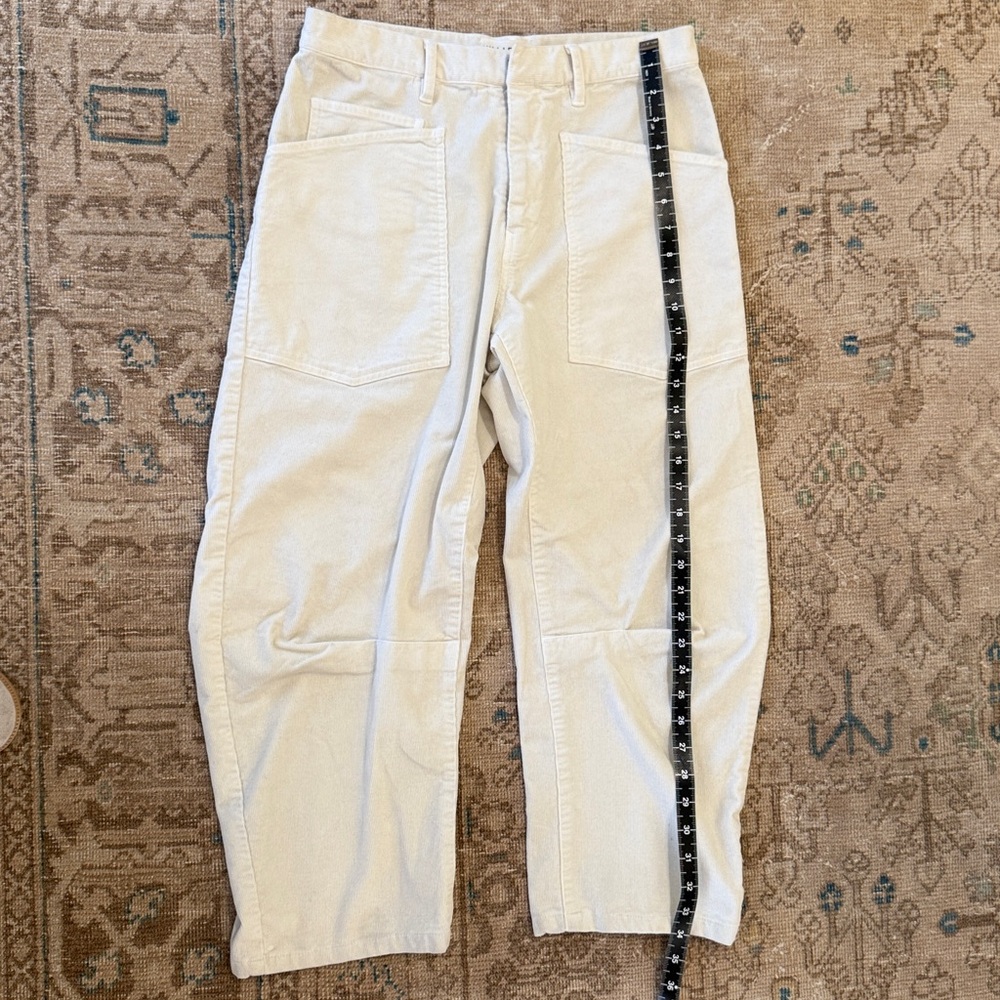 Nili Lotan Off-White “Gesso” Corduroy Shon Pant - Picture 5 of 9